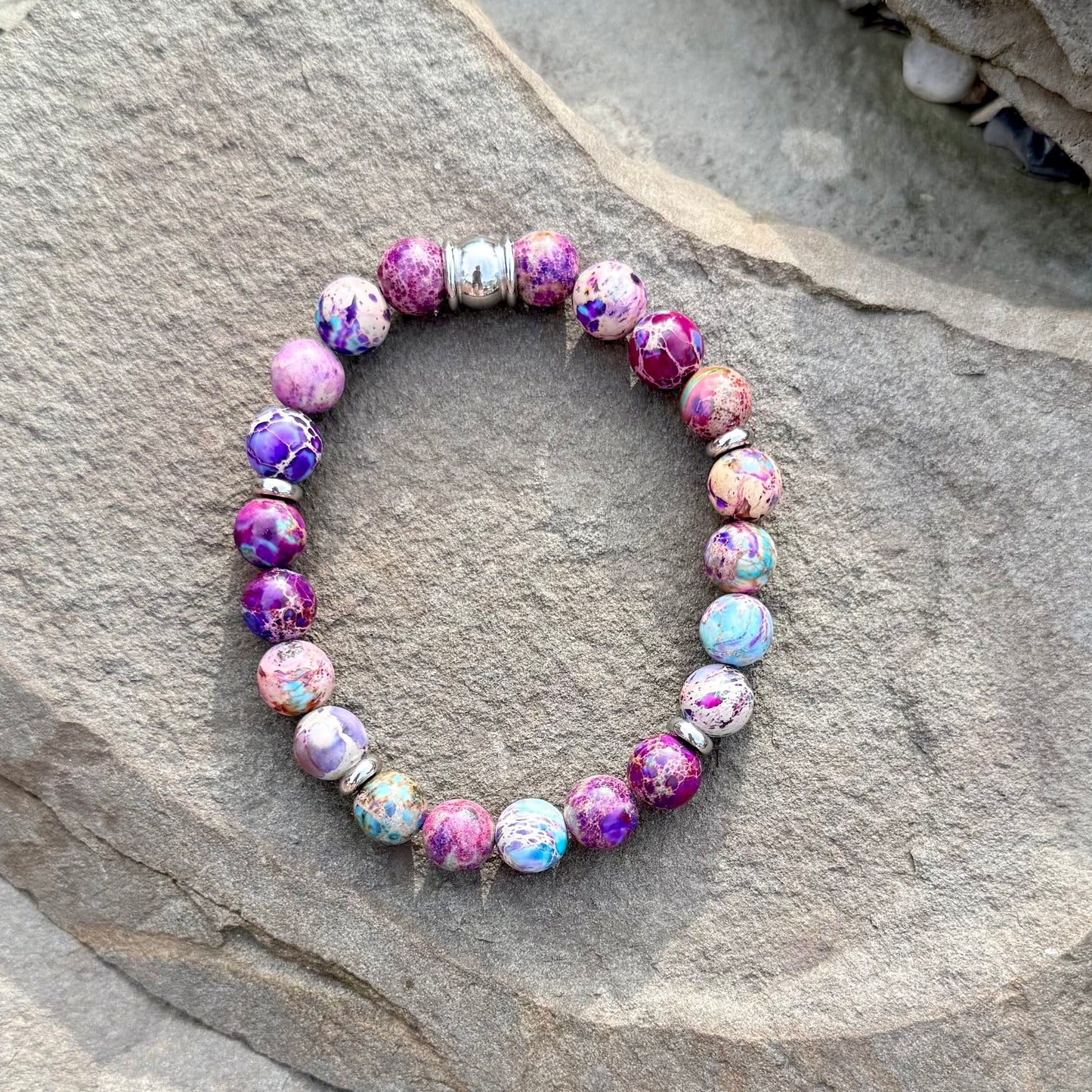 Purple Blue Imperial Jasper