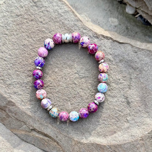 Purple Blue Imperial Jasper