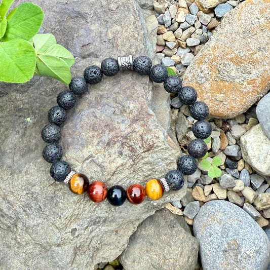 Lava Stone & Tigers Eye