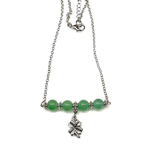 Green Aventurine with Lucky Charm