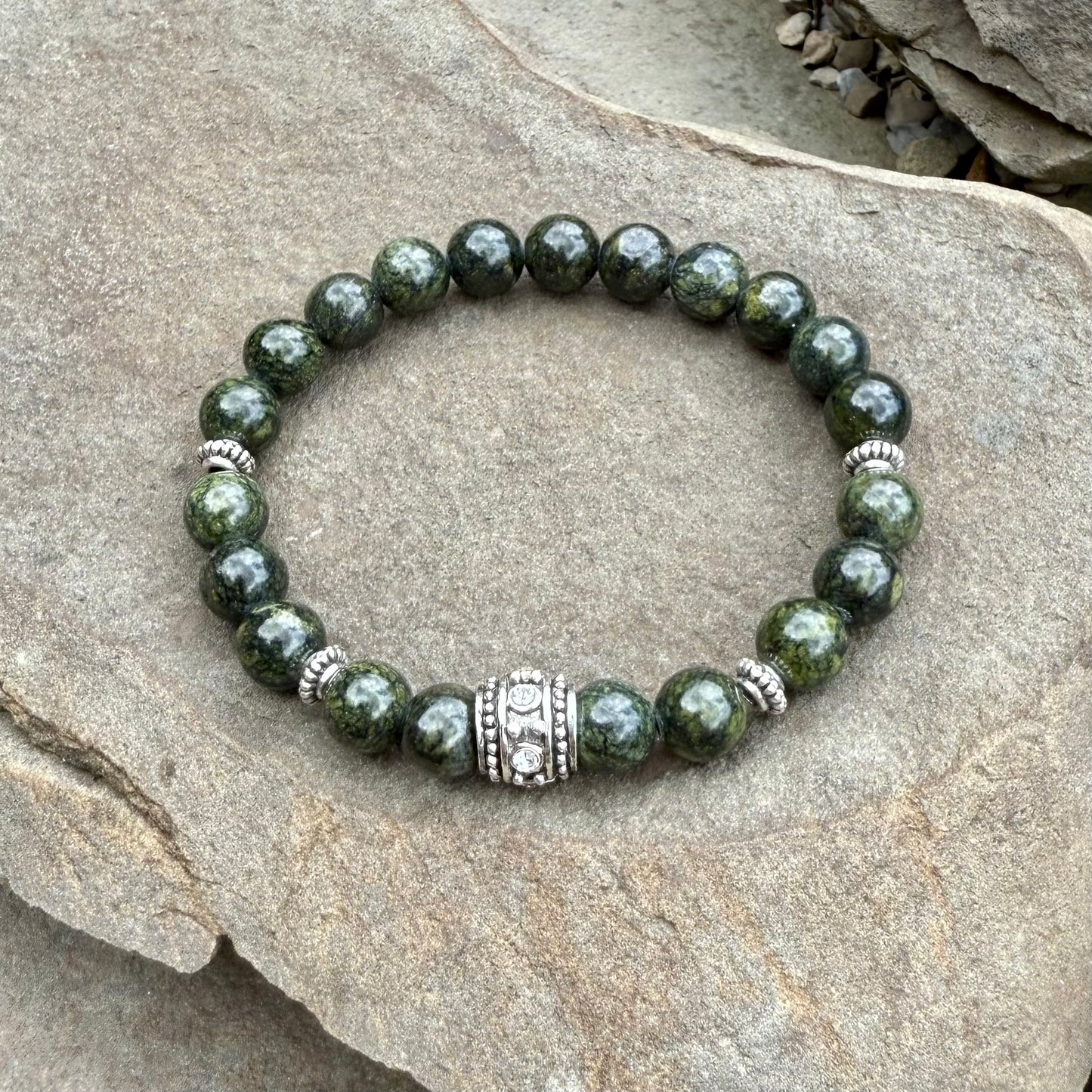 Green Snowflake Obsidian