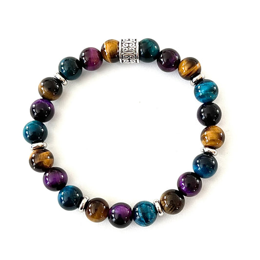 Spirit of the Tiger Bracelet with Silver Accent