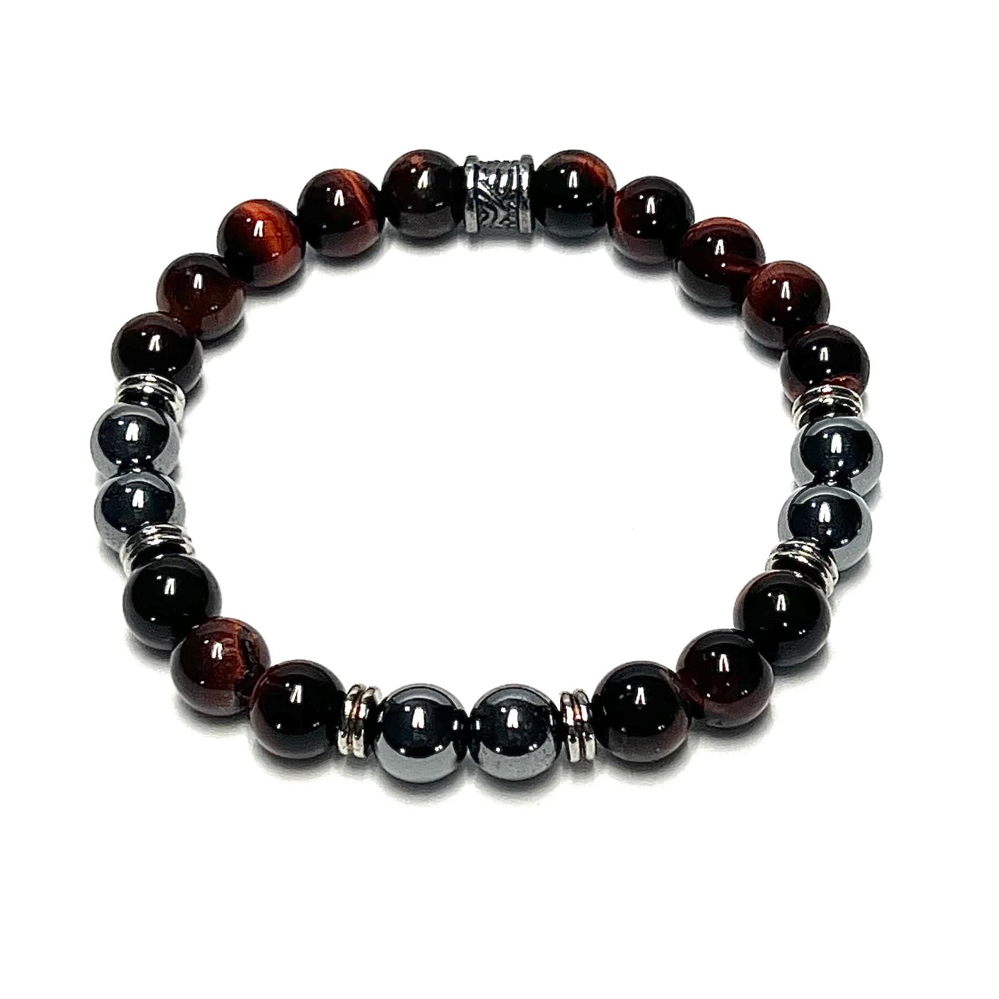 Red Tigers Eye & Hematite