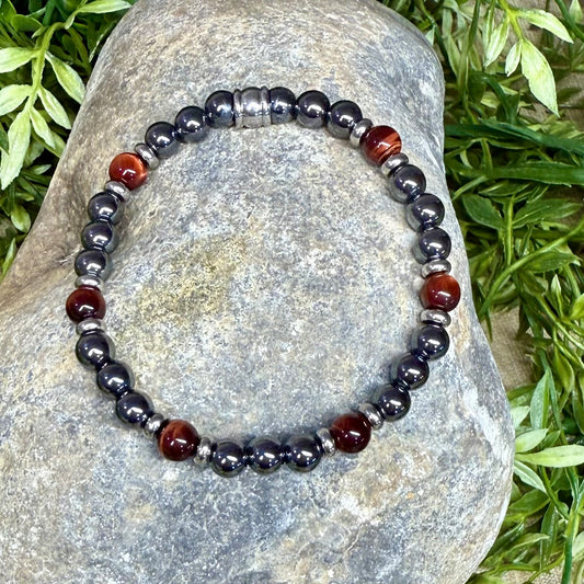 Hematite & Red Tigers Eye